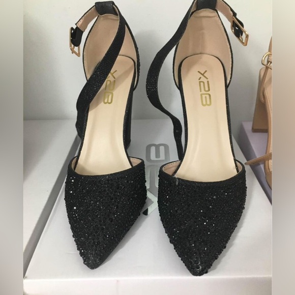 X2B Rhinestone High Heels - Picture 1 of 3